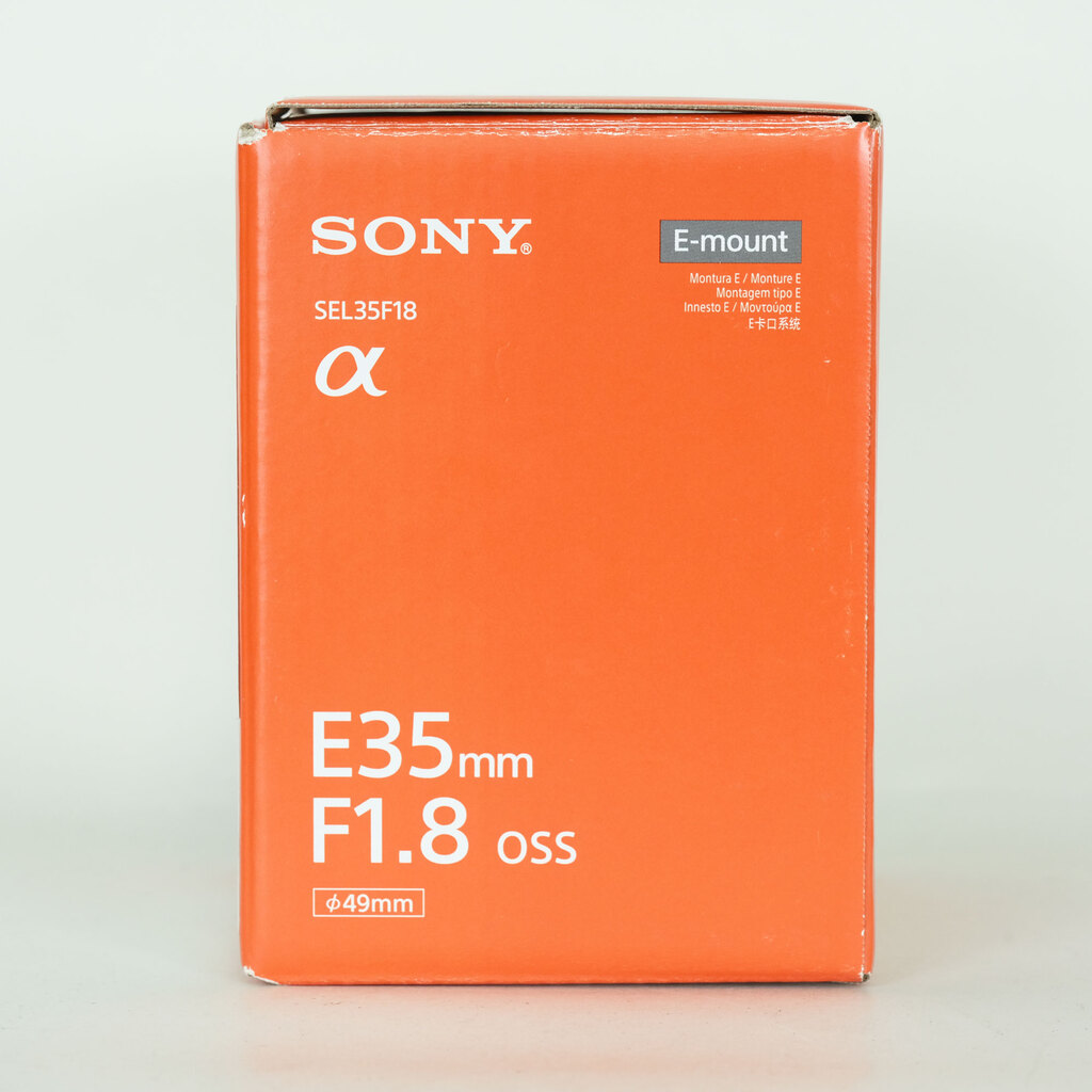 SONY E 35mm F1.8 OSS SEL35F18
