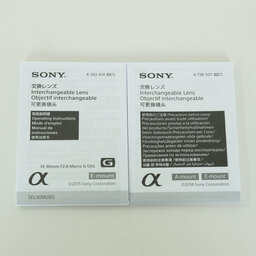 SONY FE 90mm F2.8 Macro G OSS SEL90M28G