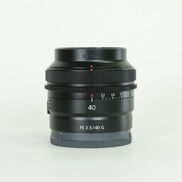SONY FE 40mm F2.5 G SEL40F25G