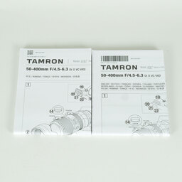 TAMRON 50-400mm F/4.5-6.3 Di III VC VXD (Model A067) [ソニーE用]