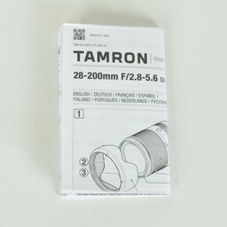 TAMRON 28-200mm F/2.8-5.6 Di III RXD (Model A071) [ソニーE用]