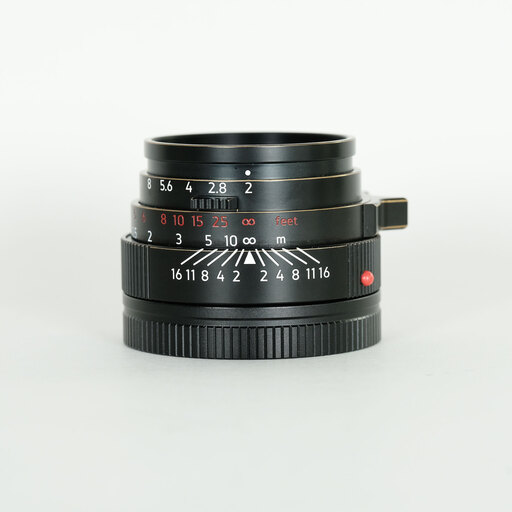 Light lens lab M 50mm f/2 ライカM用 ヴィンテージブラック セット(フード、UVフィルター付属)