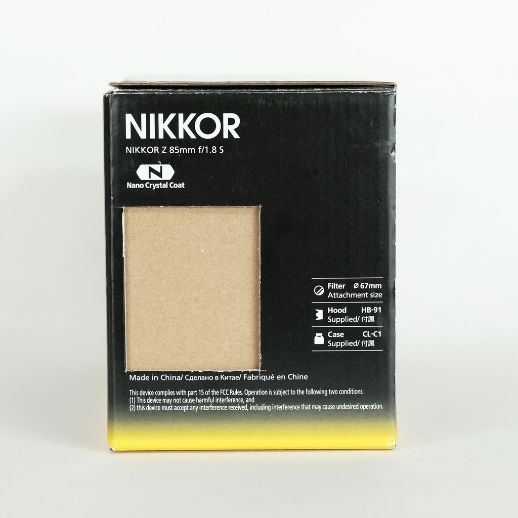 Nikon NIKKOR Z 85mm f/1.8 S