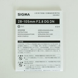 SIGMA 28-105mm F2.8 DG DN｜Art [ソニーE用]