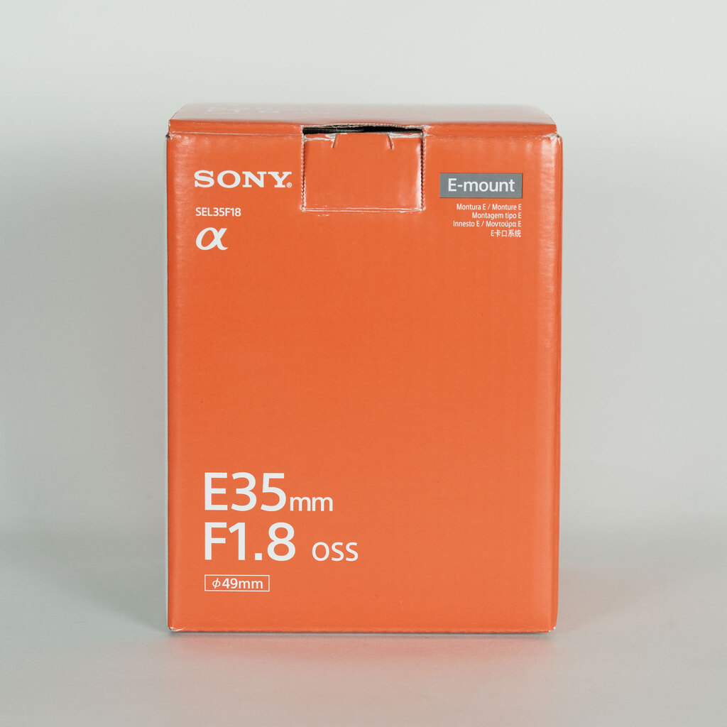 SONY E 35mm F1.8 OSS SEL35F18 SONY E 35mm F1.8 OSS SEL35F18
