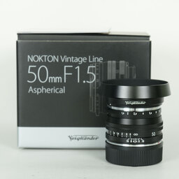 コシナ フォクトレンダー NOKTON Vintage Line 50mm F1.5 Aspherical II VM ブラック MC