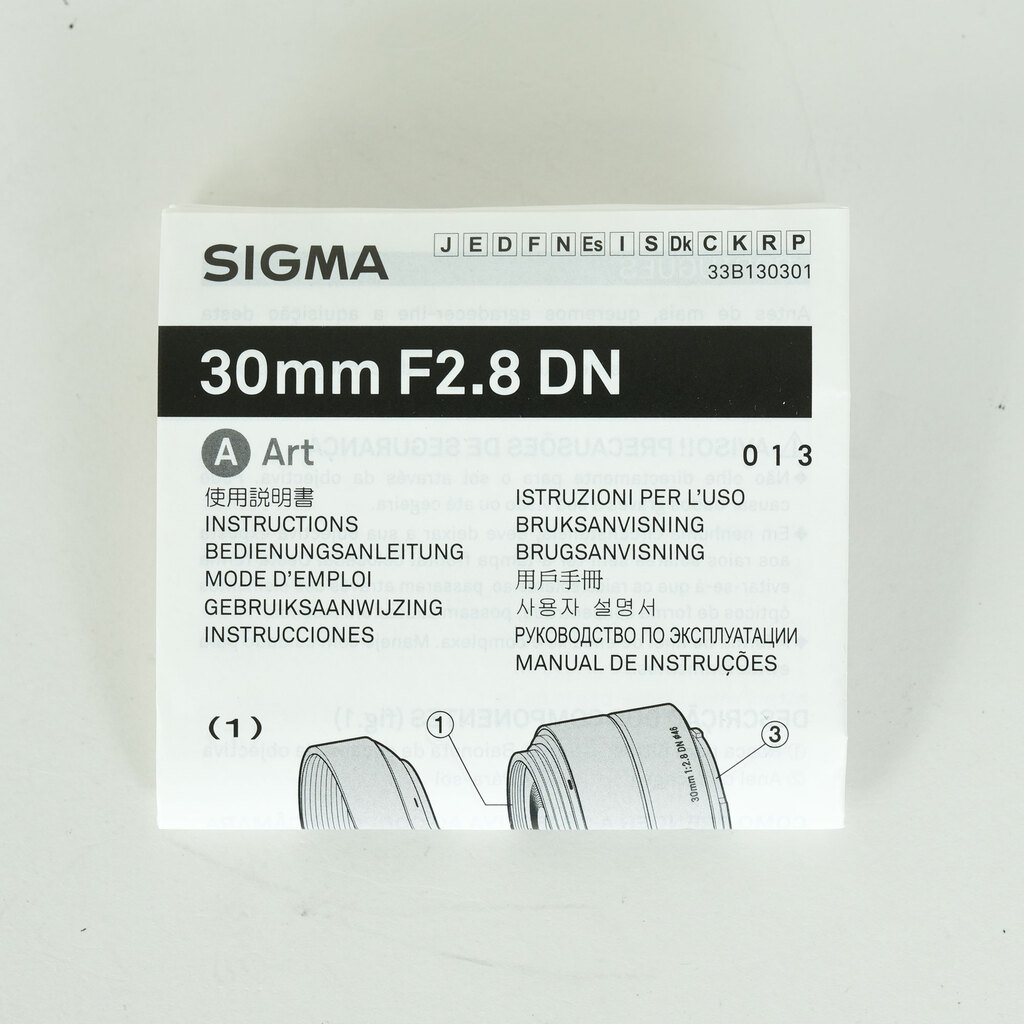 SIGMA A 30mm F2.8 DN (ソニーE用)ブラック SIGMA A 30mm F2.8 DN (ソニーE用)ブラック