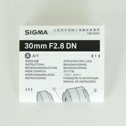 SIGMA A 30mm F2.8 DN (ソニーE用)ブラック SIGMA A 30mm F2.8 DN (ソニーE用)ブラック