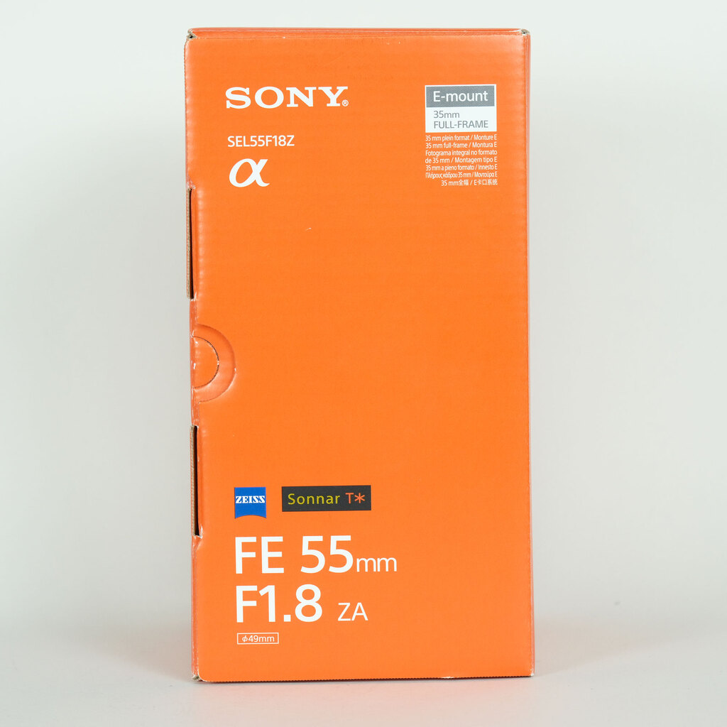 SONY Sonnar T* FE 55mm F1.8 ZA SEL55F18Z SONY Sonnar T* FE 55mm F1.8 ZA SEL55F18Z