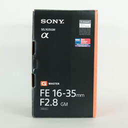 SONY FE 16-35mm F2.8 GM SEL1635GM