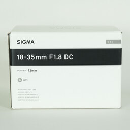 SIGMA 18-35mm F1.8 DC HSM｜Art [キヤノンEF用]