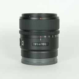 SONY E 15mm F1.4 G SEL15F14G