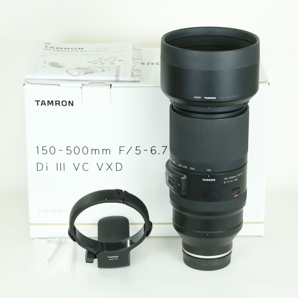 TAMRON 150-500mm F/5-6.7 Di III VC VXD（Model A057）[ソニーE用]