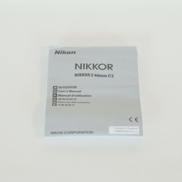 Nikon NIKKOR Z 40mm f/2