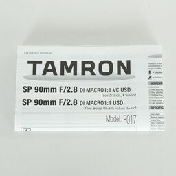 TAMRON SP 90mm F/2.8 Di MACRO 1:1 VC USD（Model F017）[ニコンF用]