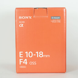 SONY E 10-18mm F4 OSS SEL1018