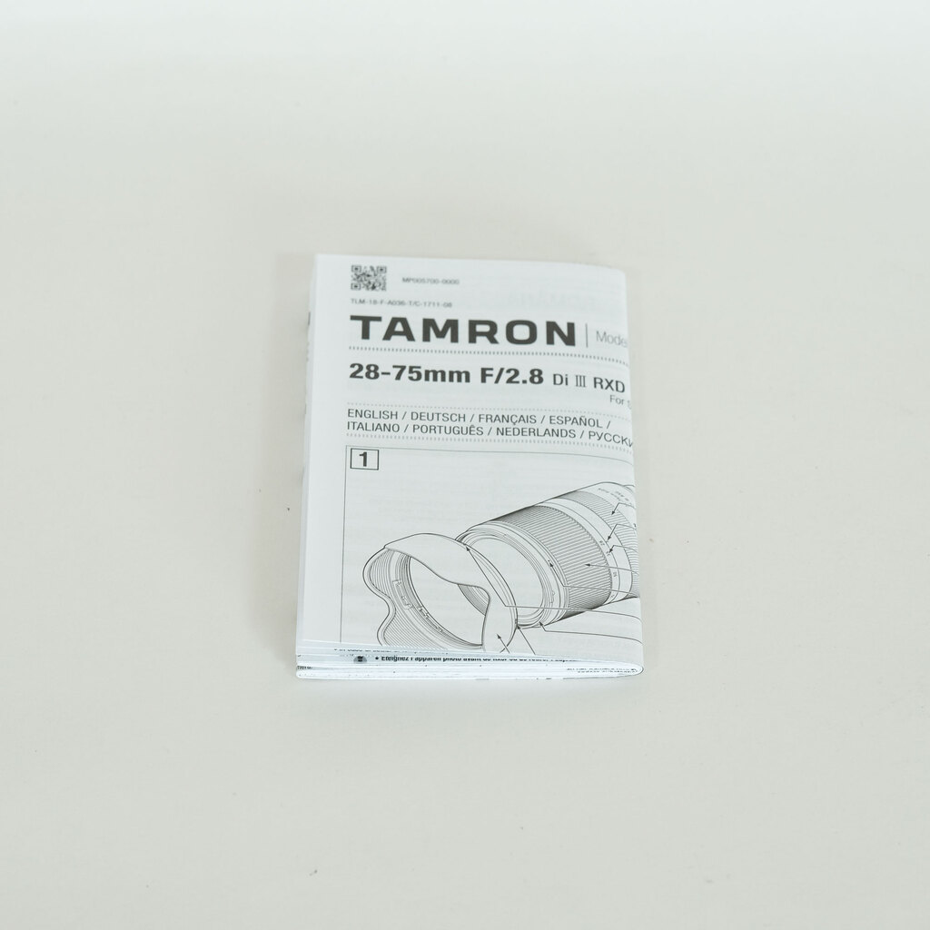 TAMRON 28-75mm F/2.8 Di III RXD (Model A036) [ソニーE用]