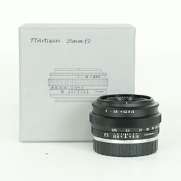 銘匠光学 TTArtisan 25mm F2 C (フジフイルムX用) ブラック 銘匠光学 TTArtisan 25mm F2 C (フジフイルムX用) ブラック