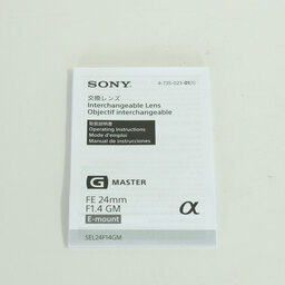 SONY FE 24mm F1.4 GM SEL24F14GM