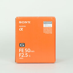 SONY FE 50mm F2.5 G SEL50F25G SONY FE 50mm F2.5 G SEL50F25G