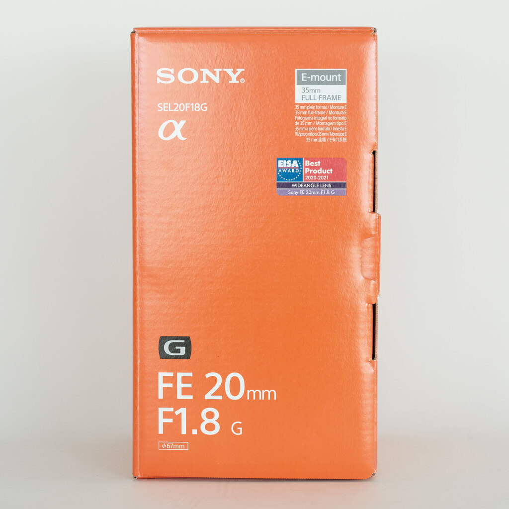 SONY FE 20mm F1.8 G SEL20F18G