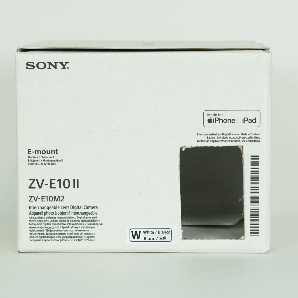 SONY VLOGCAM ZV-E10 II（ZV-E10M2）