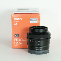SONY FE 40mm F2.5 G SEL40F25G SONY FE 40mm F2.5 G SEL40F25G