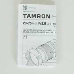 TAMRON 28-75mm F/2.8 Di III RXD (Model A036) [ソニーE用]