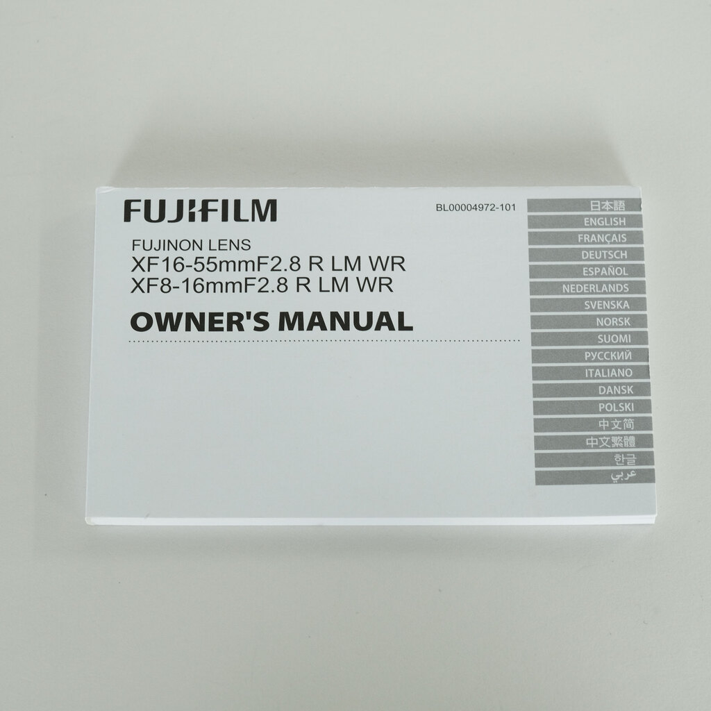 FUJIFILM XF16-55mmF2.8 R LM WR
