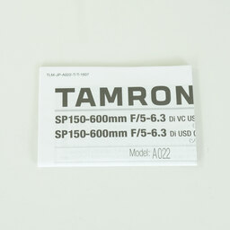 TAMRON SP 150-600mm F/5-6.3 Di VC USD G2 (Model A022) [ニコンF用]