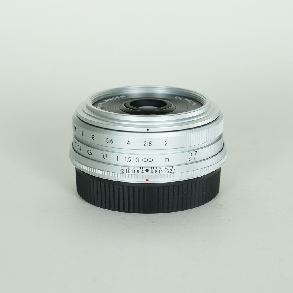 Voigtlander ULTRON 27mm F2 X-mount（フジフイルムX用） シルバー