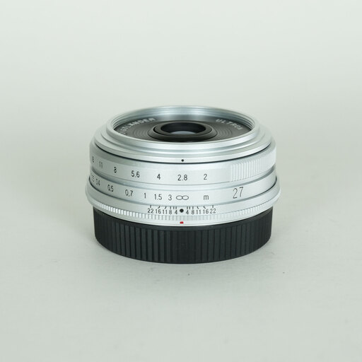 Voigtlander ULTRON 27mm F2 X-mount（フジフイルムX用） シルバー