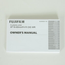 FUJIFILM XF16-80mmF4 R OIS WR
