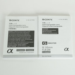 SONY FE 135mm F1.8 GM SEL135F18GM