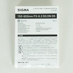 SIGMA 150-600mm F5-6.3 DG DN OS｜Sports [ソニーE用]