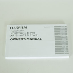 FUJIFILM XF16mmF2.8 R WR