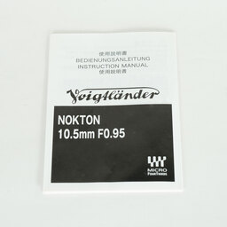 Voigtlander NOKTON 10.5mm F0.95（マイクロフォーサーズ用）