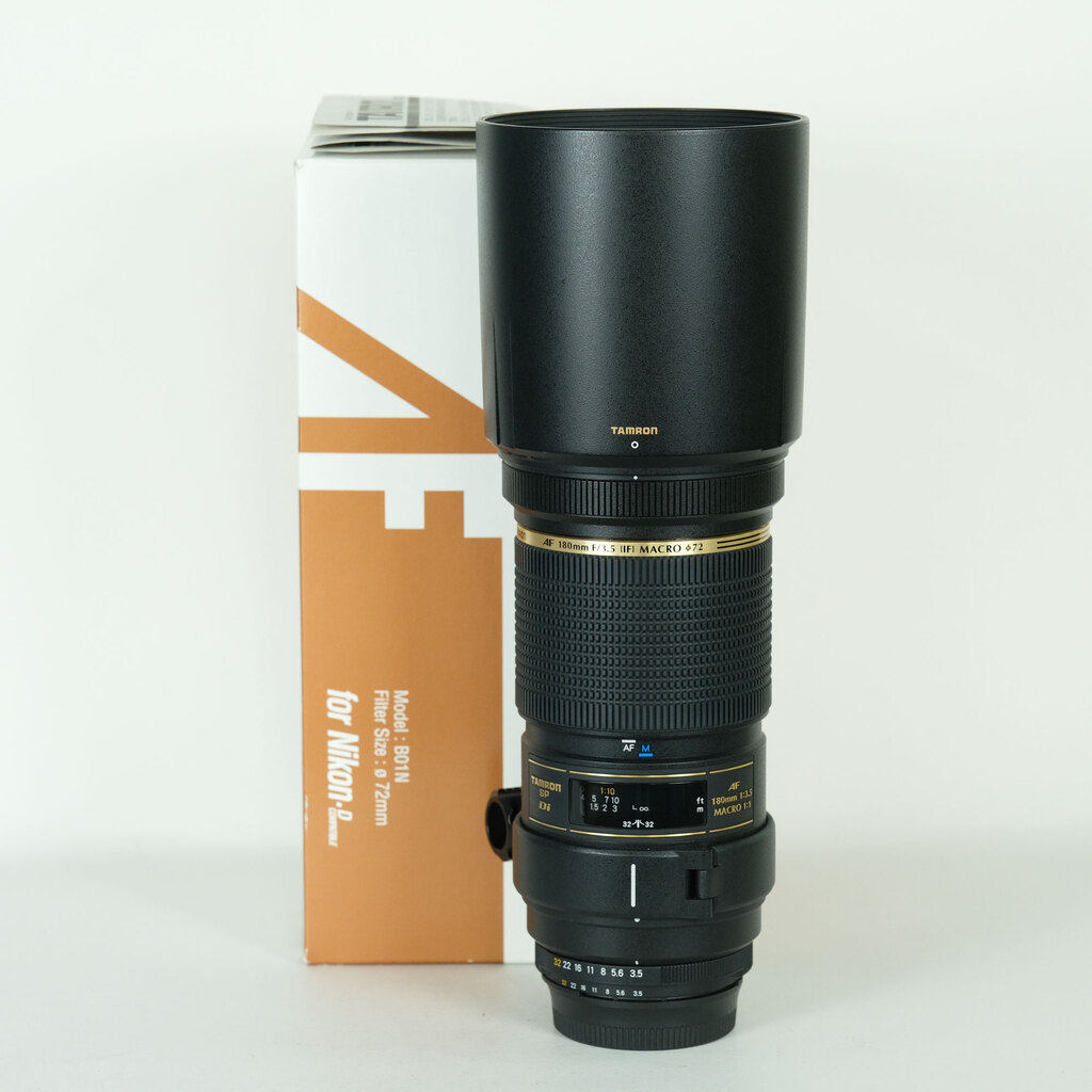 TAMRON SP AF 180mm F/3.5 Di LD[IF] MACRO 1:1 (Model B01) [ニコンF