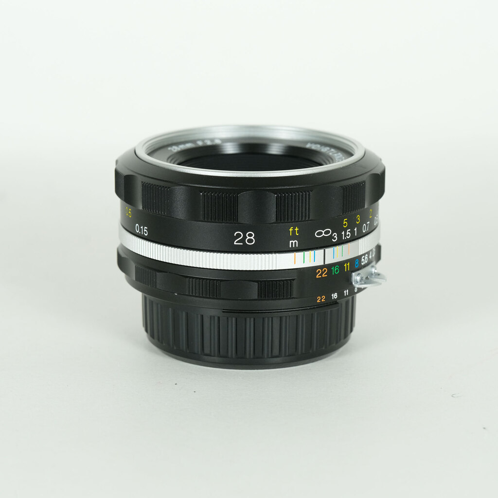 コシナ フォクトレンダー COLOR-SKOPAR 28mm F2.8 Aspherical SL II S Ai-S シルバーリム