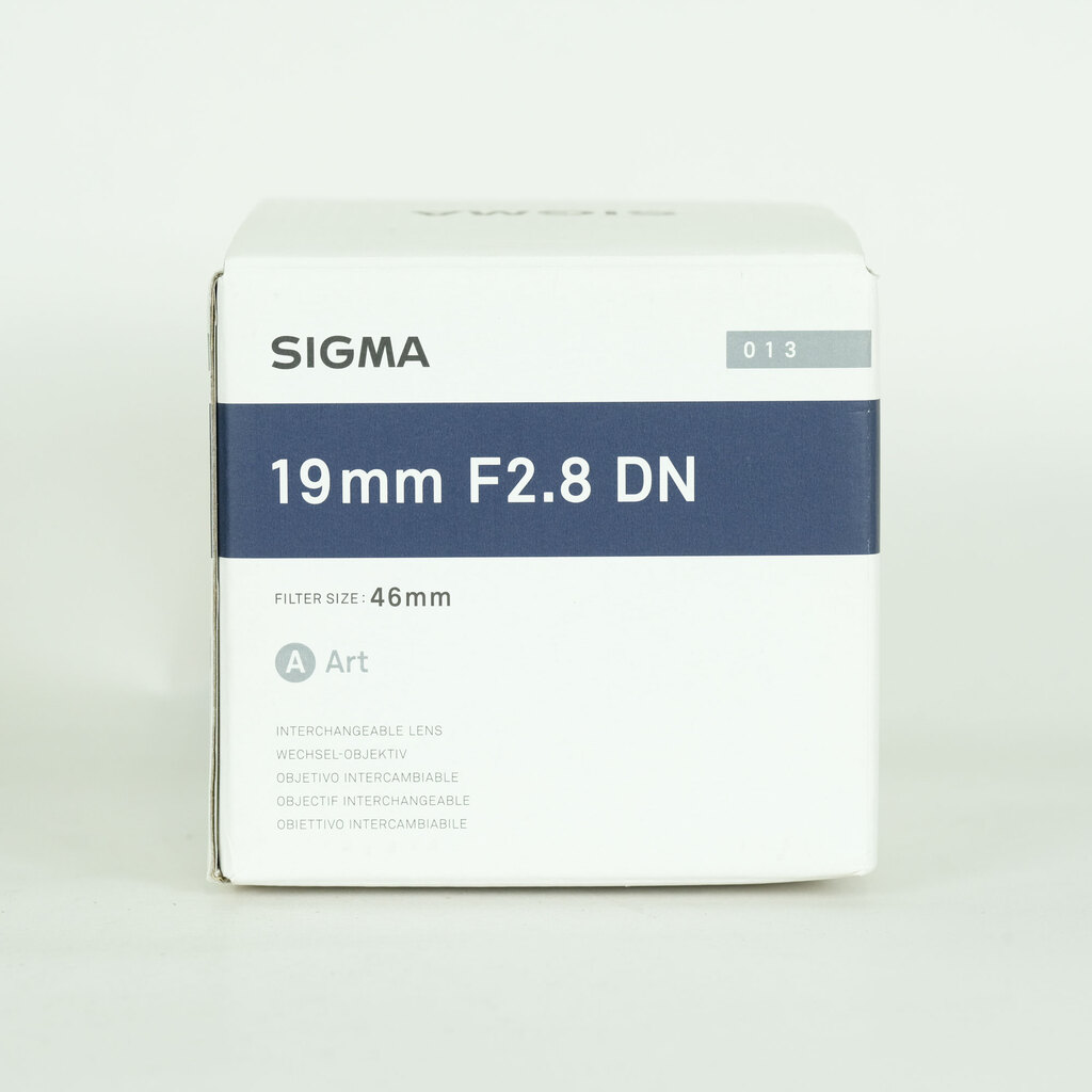 SIGMA A 19mm F2.8 DN (ソニーE用)　ブラック