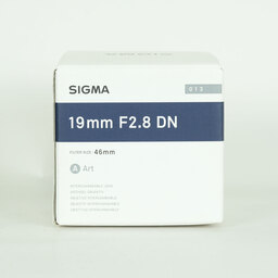 SIGMA A 19mm F2.8 DN (ソニーE用)　ブラック