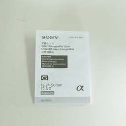 SONY FE 24-50mm F2.8 G SEL2450G