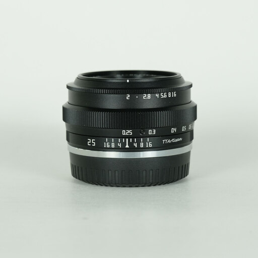 銘匠光学 TTArtisan 25mm F2 C (フジフイルムX用) ブラック