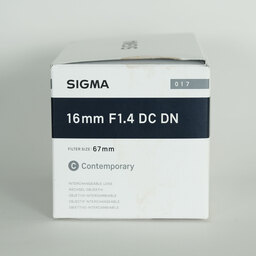 SIGMA 16mm F1.4 DC DN｜Contemporary [フジフイルムX用]