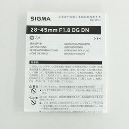 SIGMA 28-45mm F1.8 DG DN｜Art [ソニーE用]