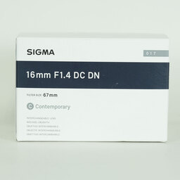 SIGMA 16mm F1.4 DC DN｜Contemporary [フジフイルムX用]