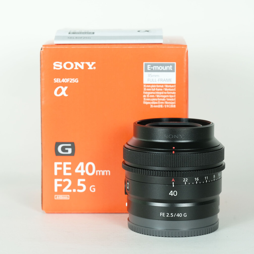 SONY FE 40mm F2.5 G SEL40F25G
