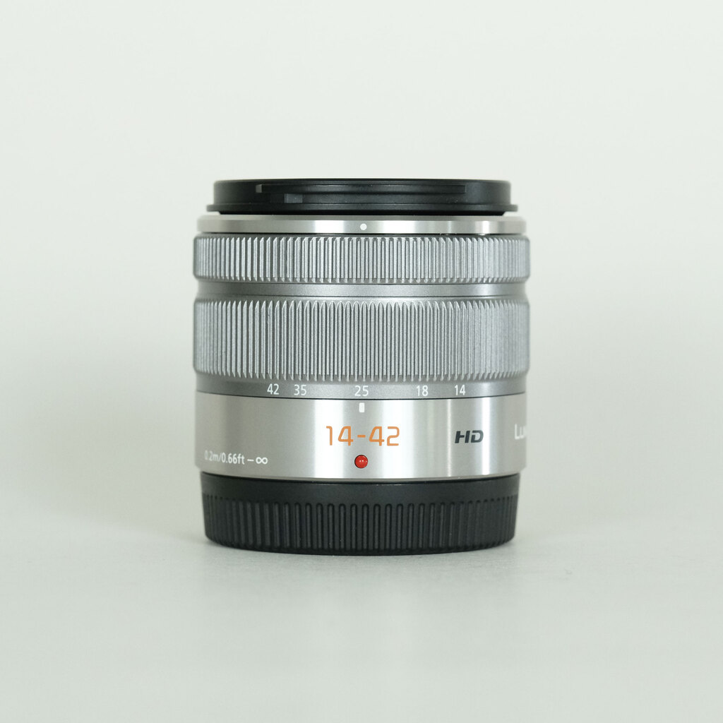 Panasonic LUMIX G VARIO 14-42mm F3.5-5.6II ASPH. MEGA O.I.S.  シルバー    H-FS1442A-S