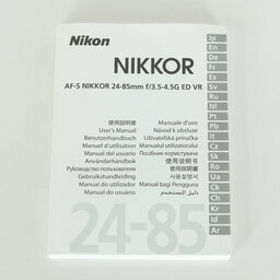 Nikon AF-S NIKKOR 24-85mm F3.5-4.5G ED VR
