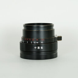 Light lens lab M 50mm f/2 ライカM用 ヴィンテージブラック セット(フード、UVフィルター付属)